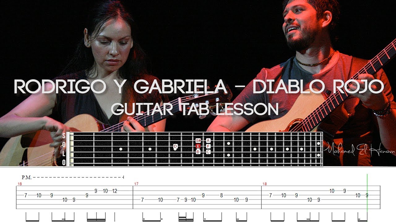 Rodrigo y Gabriela - Diablo Rojo Guitar Lesson Tab