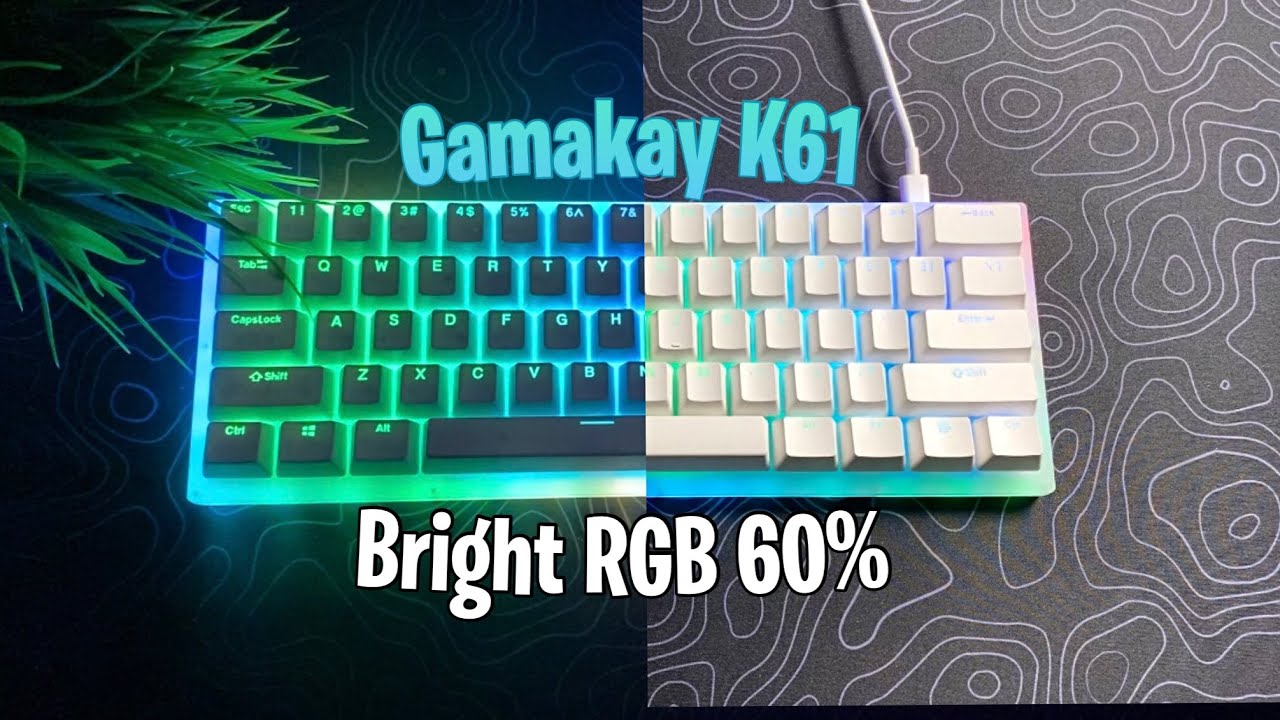 The Brightest RGB 60% Hotswap Keyboard - Gamakay K61 Review