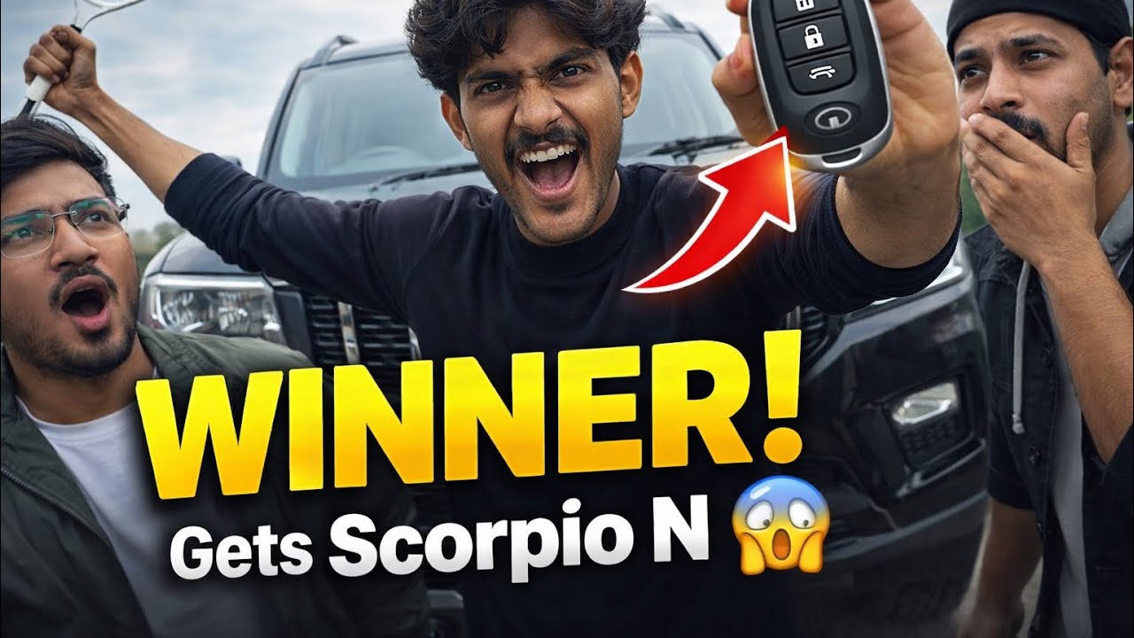 Scorpio N Jeet Li 😱 | Winner Ka Reaction Dekho #badmintonplayer 