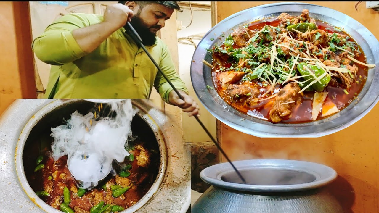 Chicken smoke karahi | commercial style degi karahi shadiyu wali | by farooq ghouri