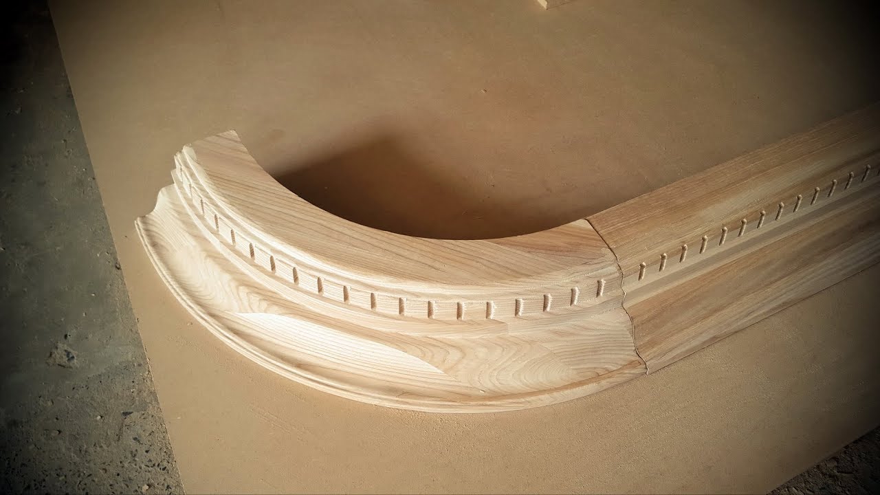 Сornice with CNC. Радиусный карниз на ЧПУ
