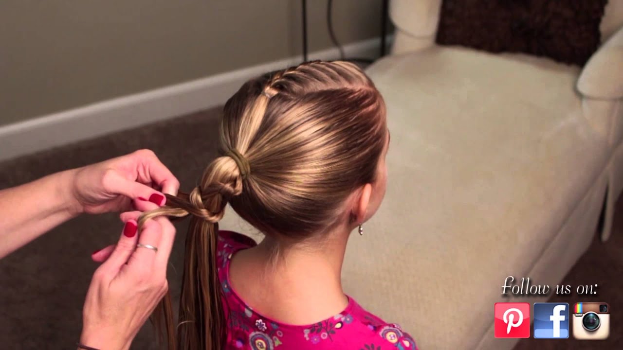Coronet Braid Ponytail {Braid Hairstyles} |Pretty Hair is Fun