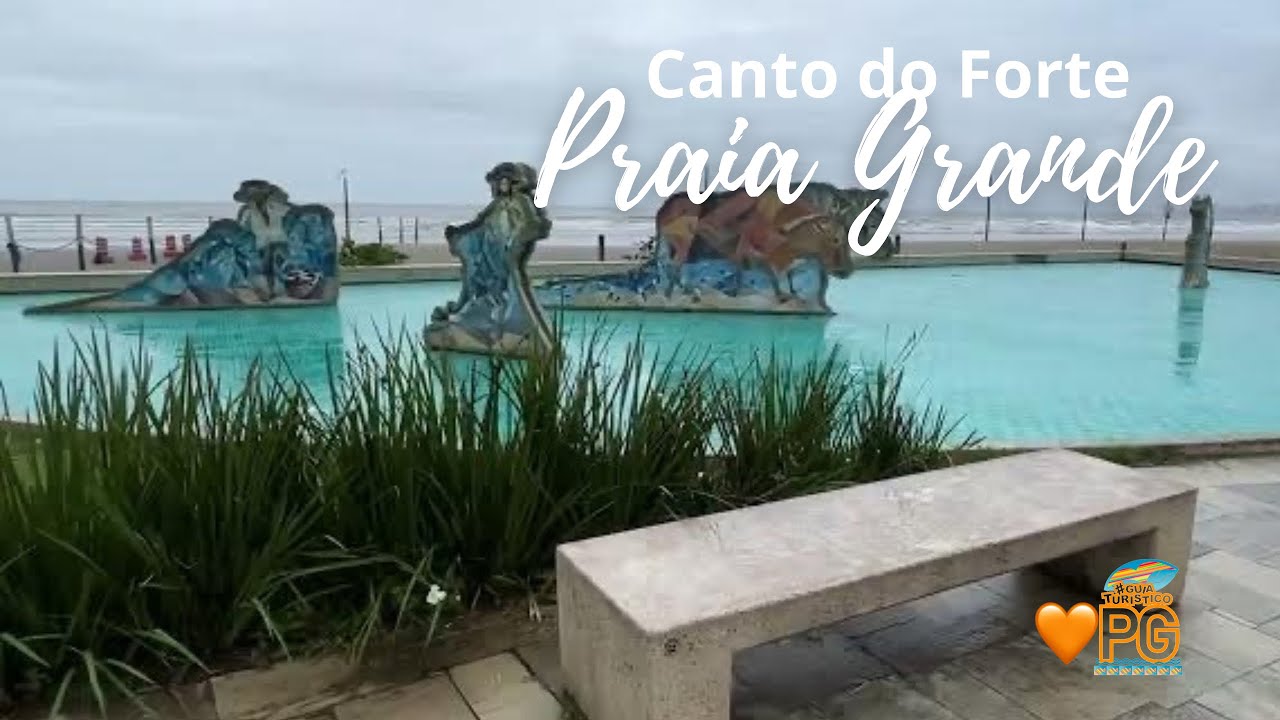 LINDO CANTO DO FORTE PRAIA GRANDE SEM CHUVA