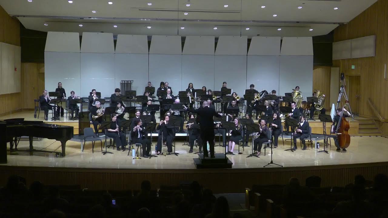 Symphonic Wind Ensemble.    Wednesday, March 4, 2026, 7 – 8:30pm
