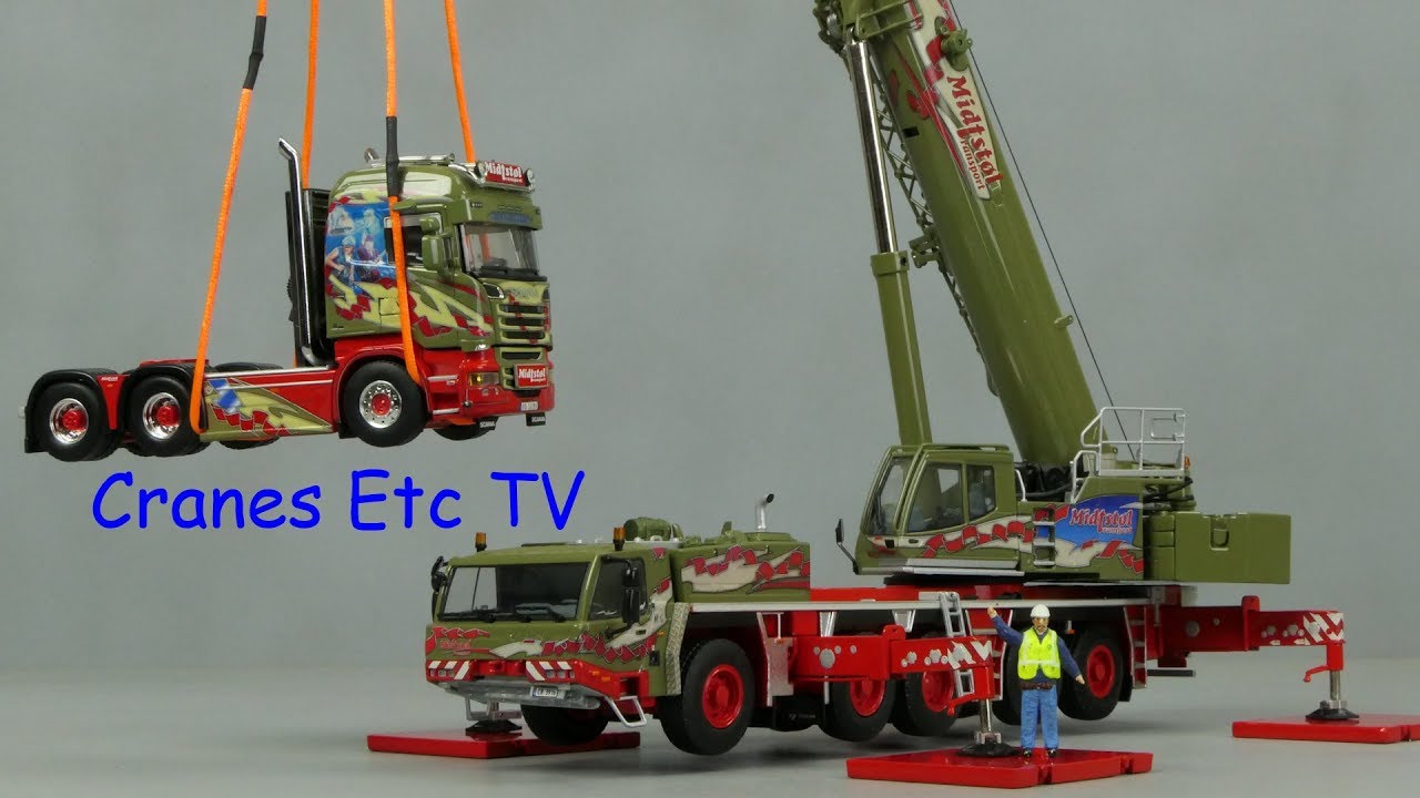 WSI Tadano ATF 220G-5 Mobile Crane 'Midtstøl' by Cranes Etc TV