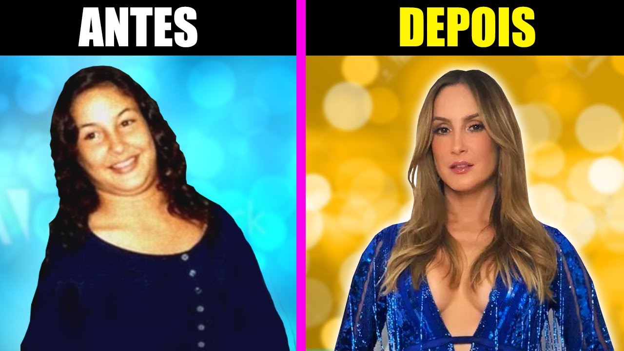 O ANTES E DEPOIS DOS FAMOSOS!