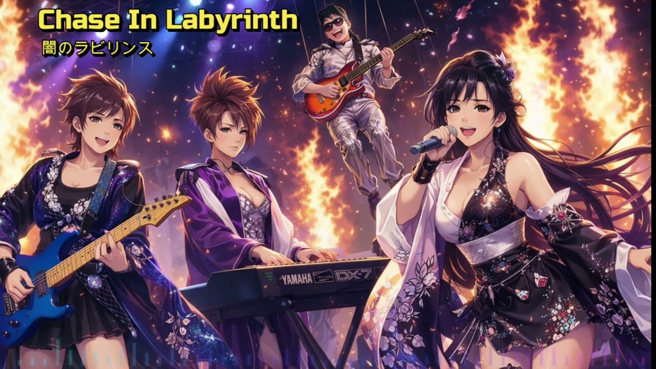 [和Metal#3]Chase In Labyrinth (闇のラビリンス) / TM NETWORK（Cover） – 和-Girls Metal | Artificial JPop Archive