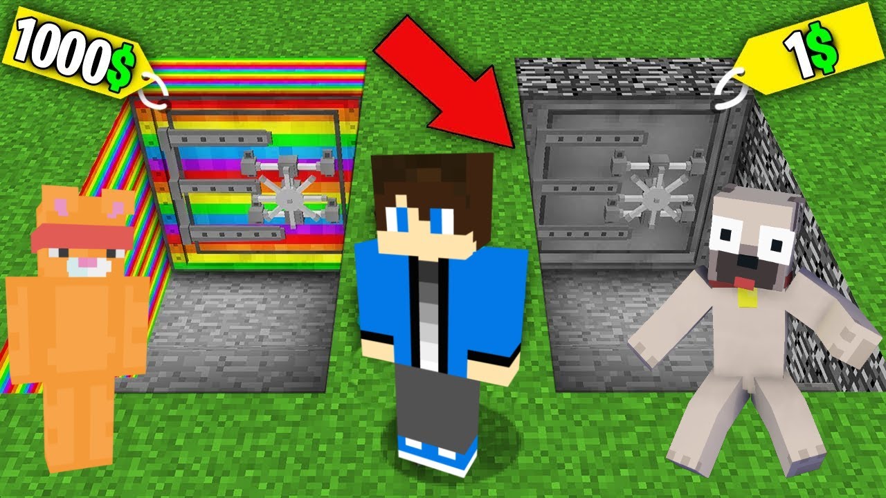 NOOB VS PRO VIDEÓS BUNKER A MINECRAFTBAN!