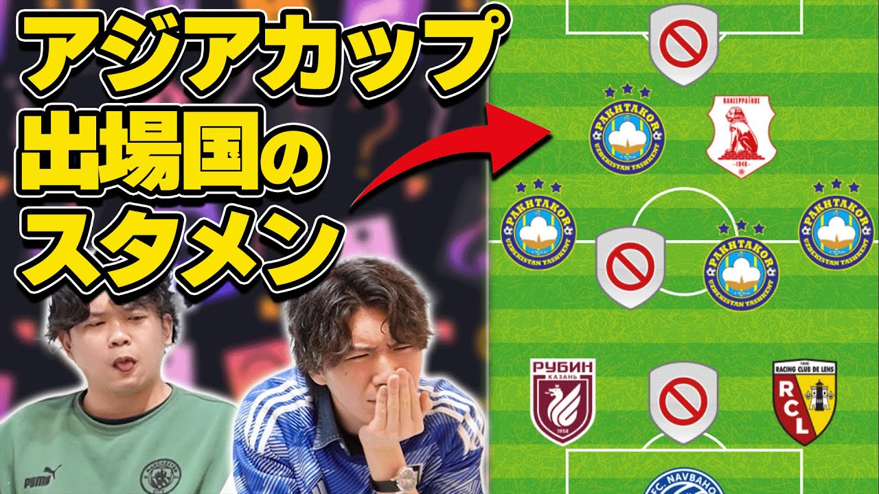 【全10問】エンブレムフォーメーションクイズ〜アジアカップ編〜過去最高難易度です