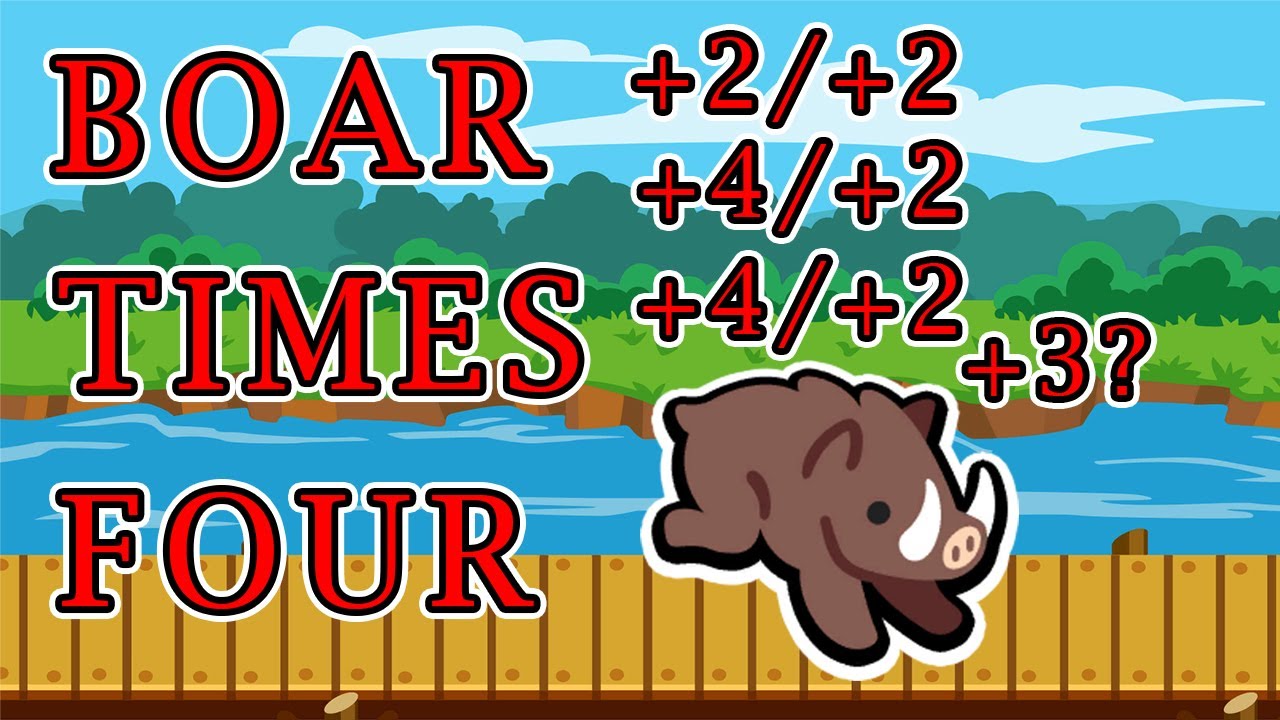 Boar Times Four || Super Auto Pets