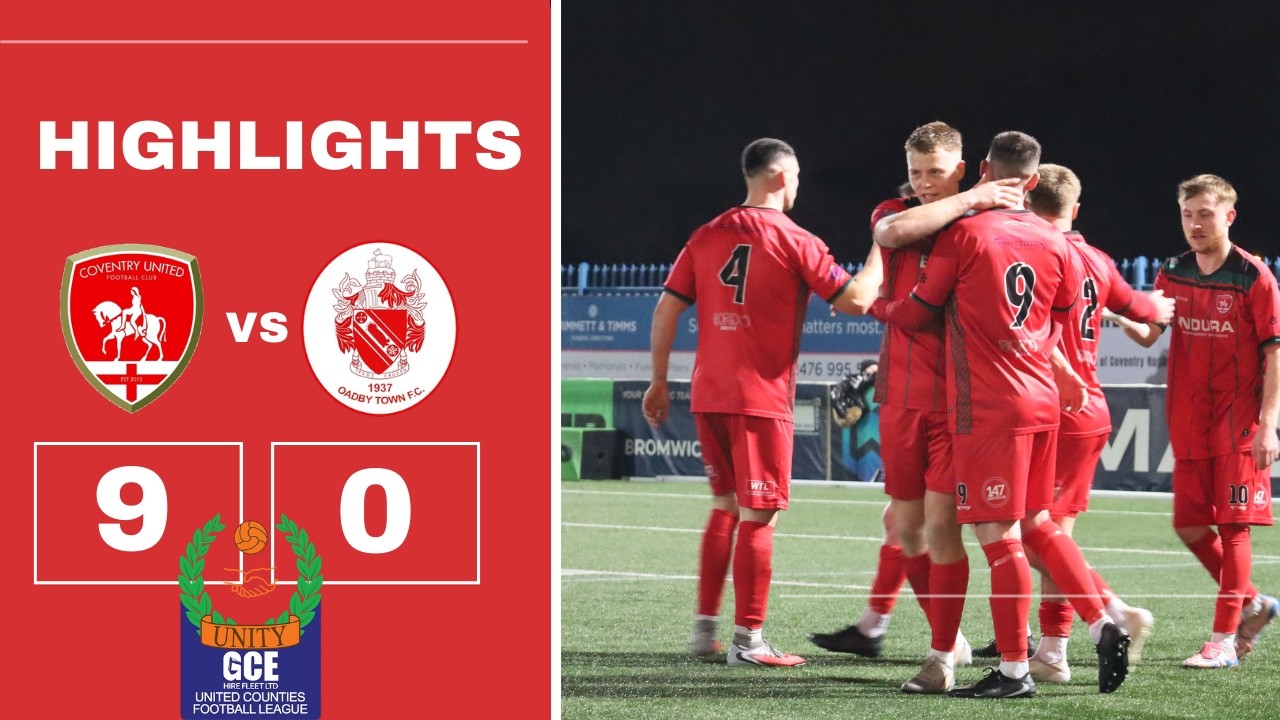 HIGHLIGHTS: Coventry United 9-0 GNG Oadby Town - 25/26