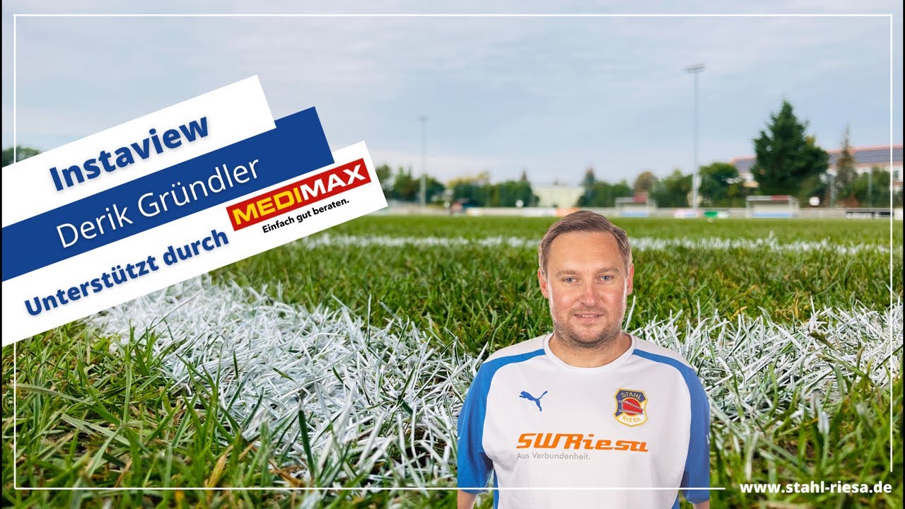 BSG Stahl Riesa spricht mit Derik Gründler.