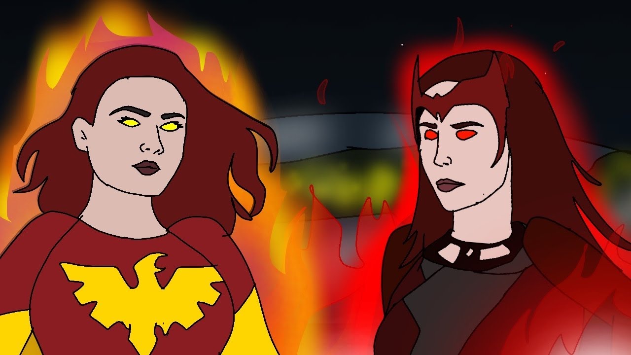 Scarlet Witch Vs Dark Phoenix | Animated