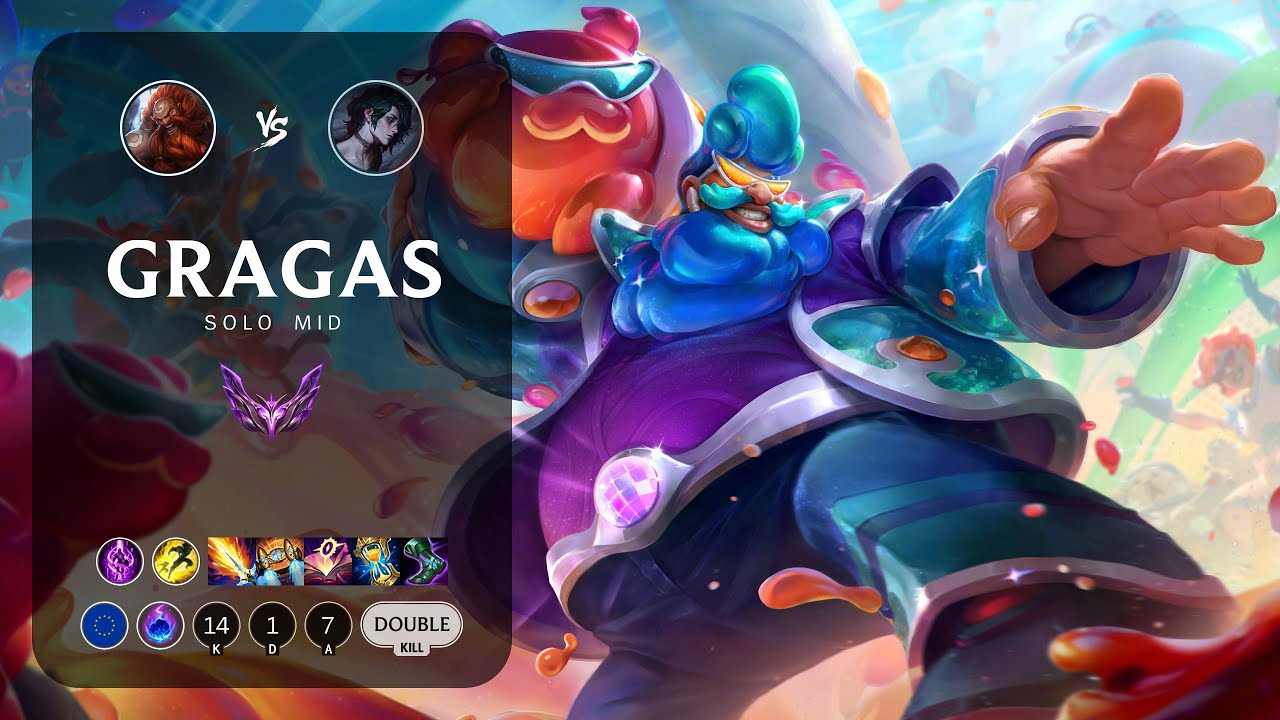 Gragas Mid vs Hwei - EUW Master Patch 14.4