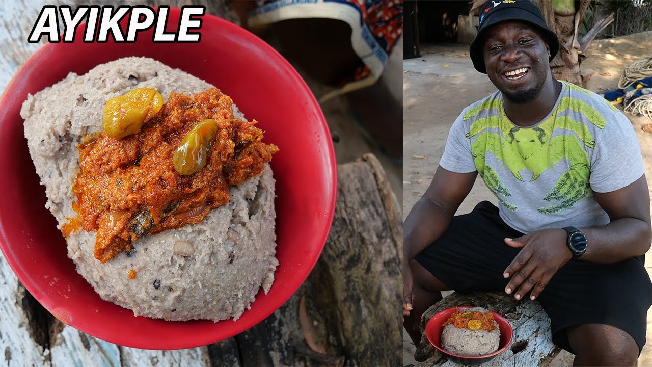 VOLTARIANS Local food BEANS, CORNFLOUR & COCONUT AYIKPLE || how to prepare BEANS & CORN FLOUR ||