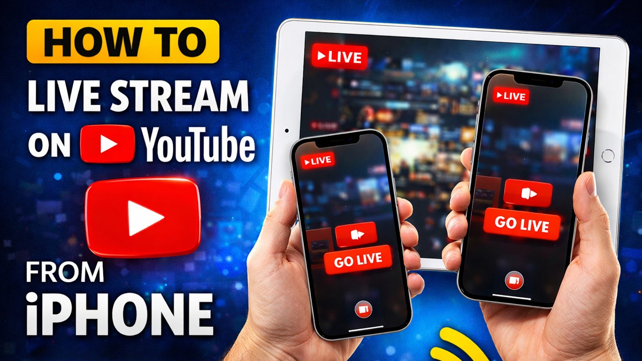 How to Live Stream from iPhone/iPad on YouTube | Stream Champ Full Tutorial 2026 | KUMIT LIVE
