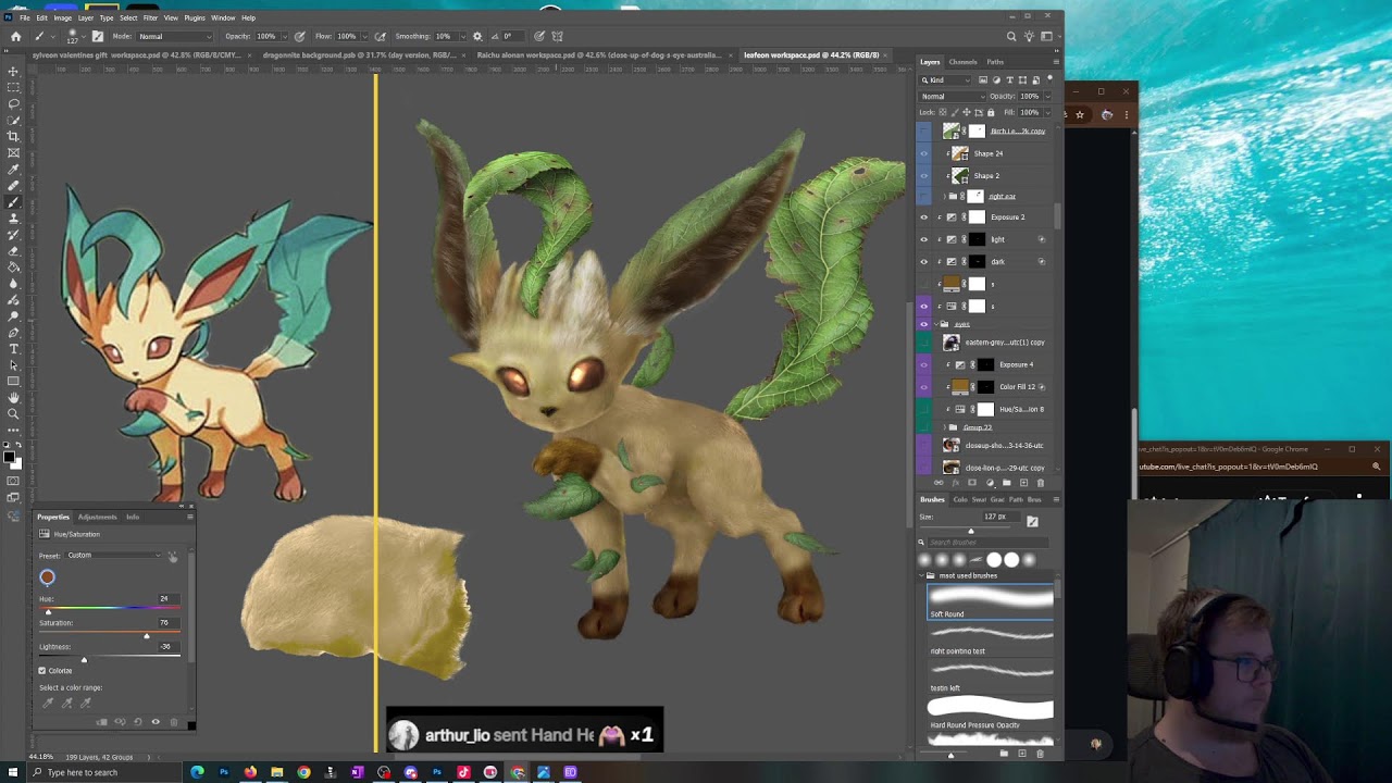 Turning pokemon realistic in photoshop