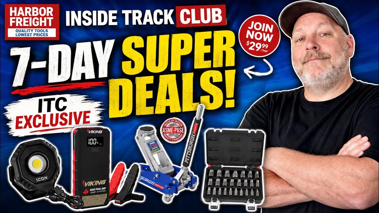 🔥Harbor Freight ТОЛЬКО ЧТО запустили 7-дневные суперскидки! (Эксклюзивно для ITC) 19.06&ndash;25.06