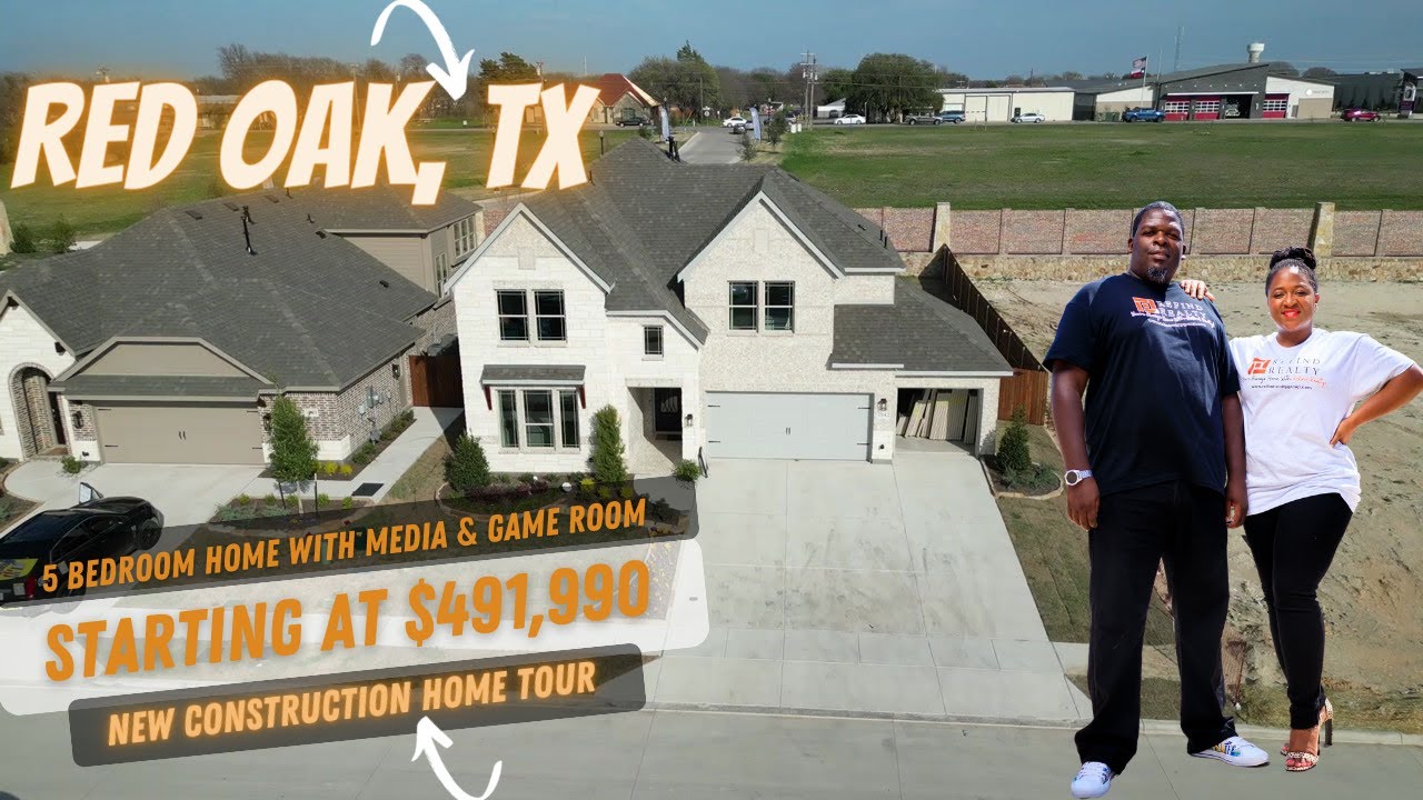 NEW CONSTRUCTION HOME IN RED OAK, TX| VIOLET IV PLAN | BLOOMFIELD HOMES | 23 MINS FROM DALLAS, TX