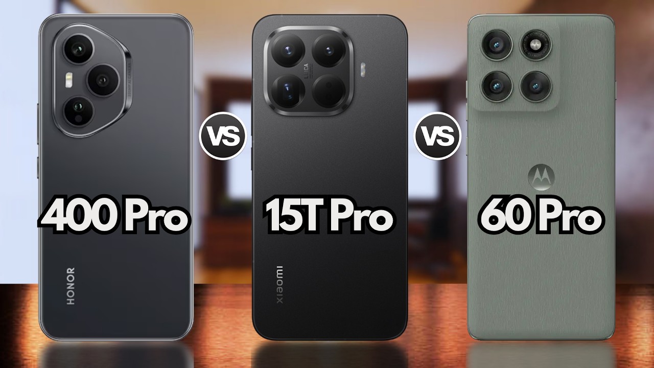 Xiaomi 15T Pro Vs Motorola Edge 60 Pro Vs Honor 400 Pro ¿MEJOR PRO? 🔥