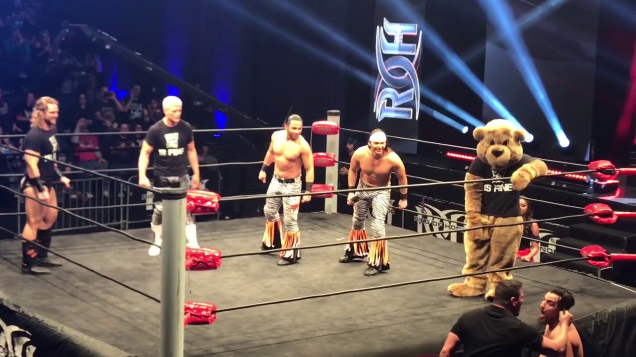Marty Scurll singing Ooh Ooh Baby