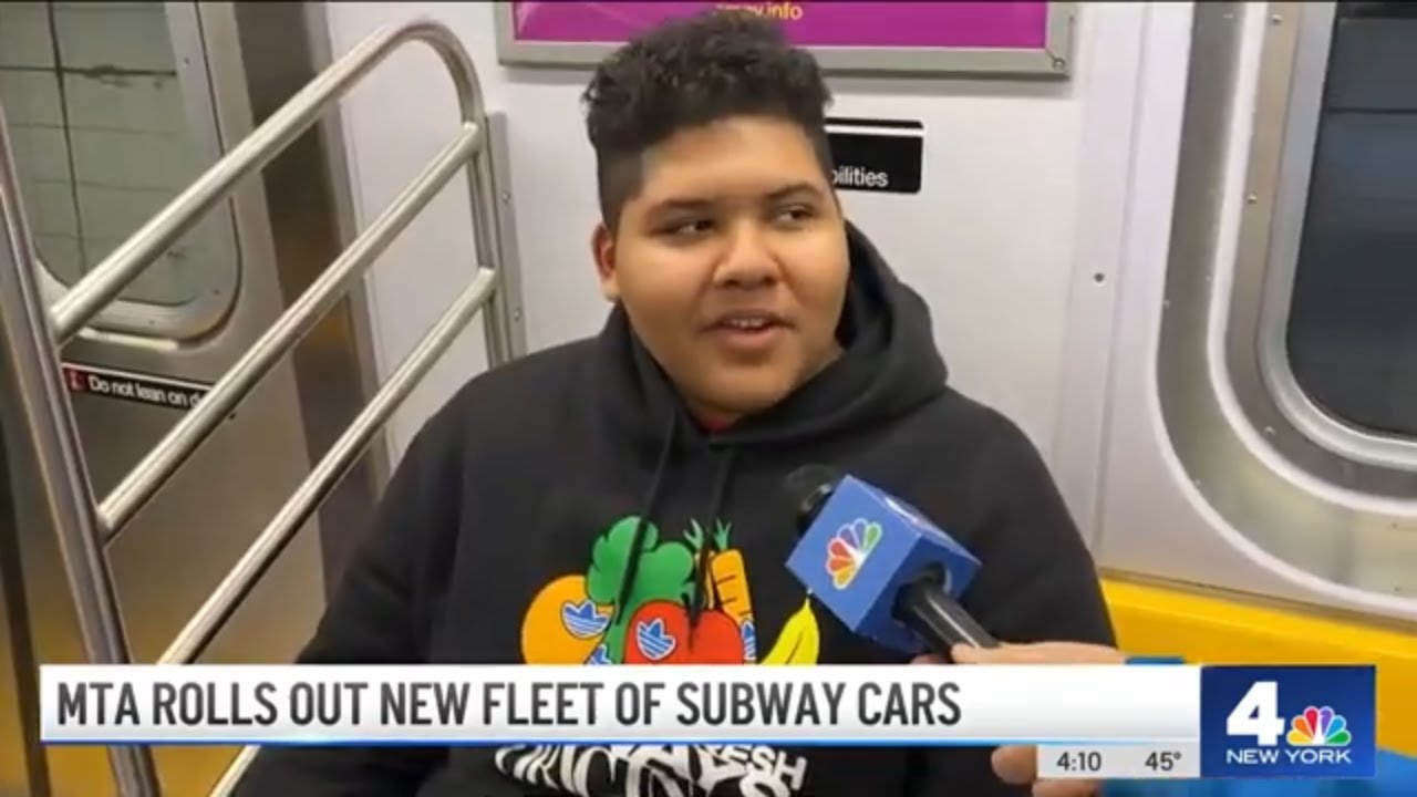 New Yorkers REACT to New Subway Cars With Wider Doors, All Digital Screens | NBC New York