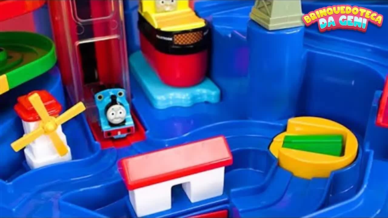 Conjunto de Trem e Quebra-Cabeça Thomas and Friends para Crianças!