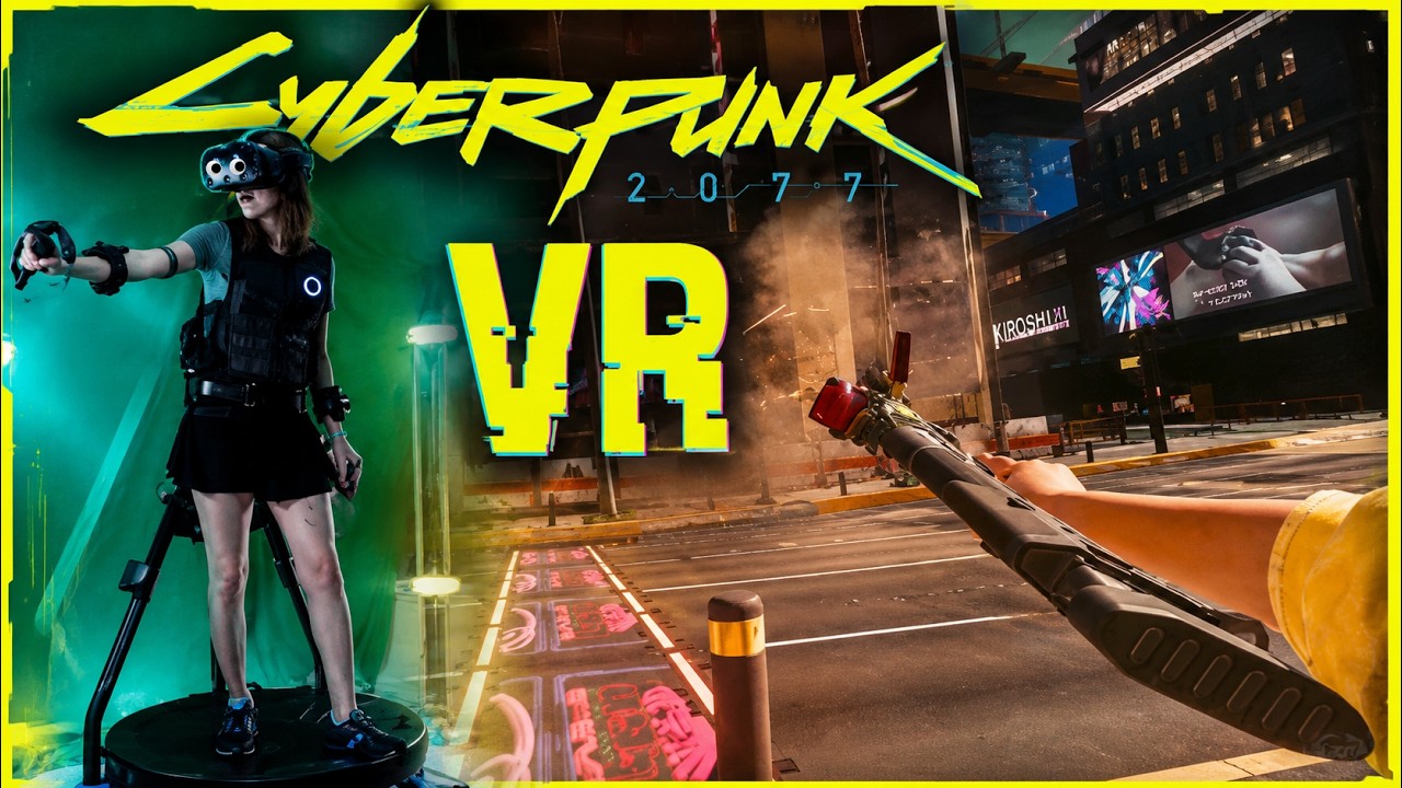 ВЫ можете сыграть в Cyberpunk 2077 в VR с управлением движением