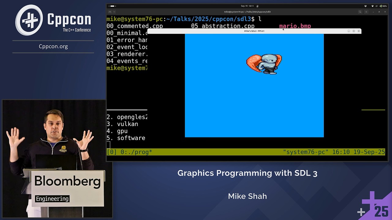 Why Every C++ Game Developer Should Learn SDL 3 Now - Mike Shah - CppCon 2025