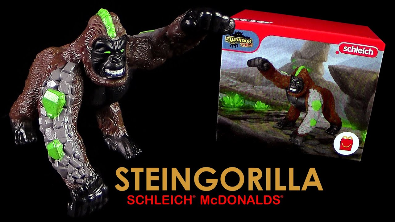Schleich ® Happy Meal ® Steingorilla 2023 - Eldrador ® Creatures Unboxing & Vergleich - wer gewinnt?