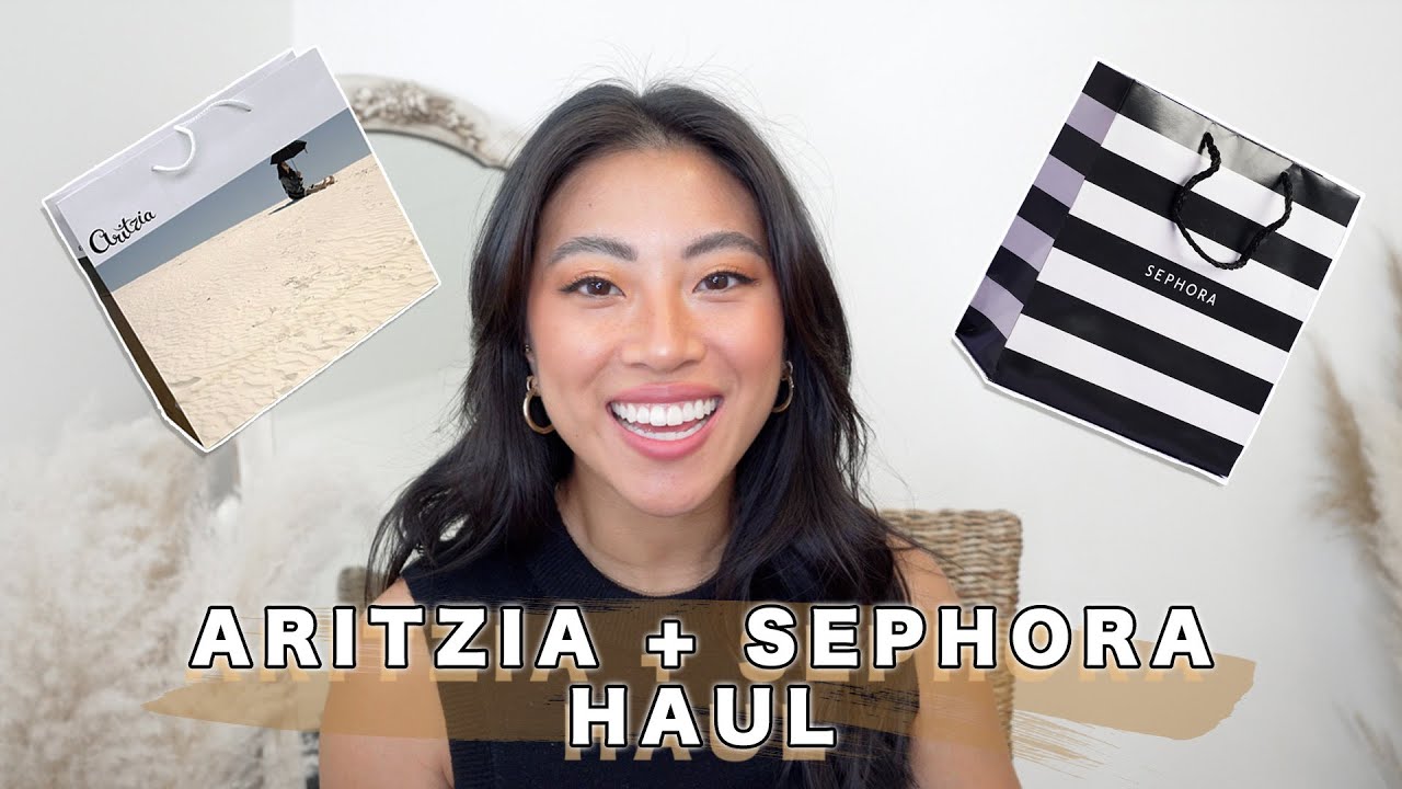 SHOP WITH ME Part 2: Huge Sephora, Dior, + Aritzia Haul! Try On and Mini Reviews!!