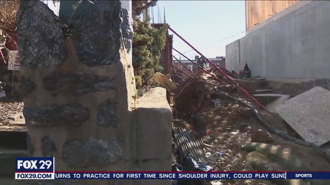 Roxborough homeowner says developers destroyed her property while building next door