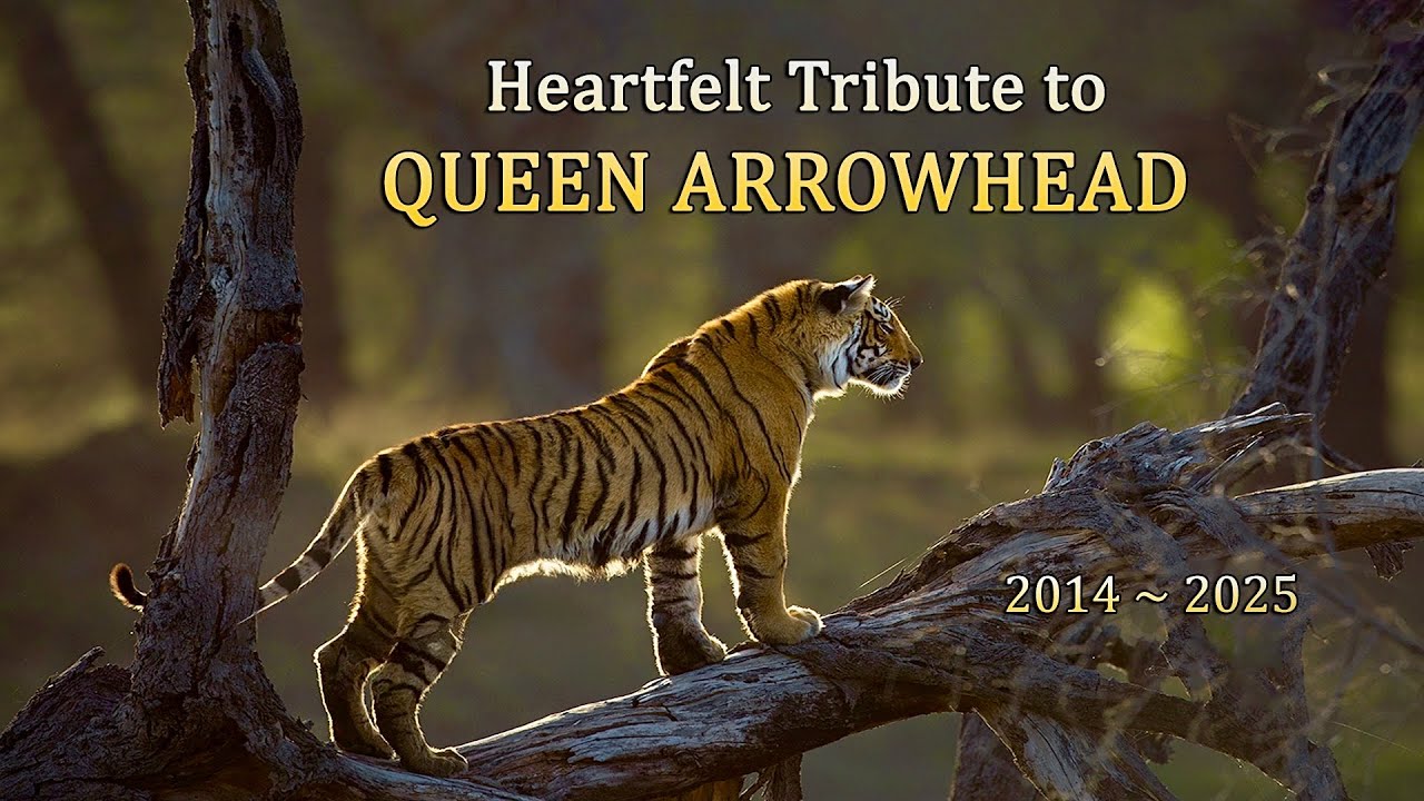 Tribute to ARROWHEAD | Queen of Ranthambore | Tragic Life of a Queen #tiger #arrowhead #queen #sadaa