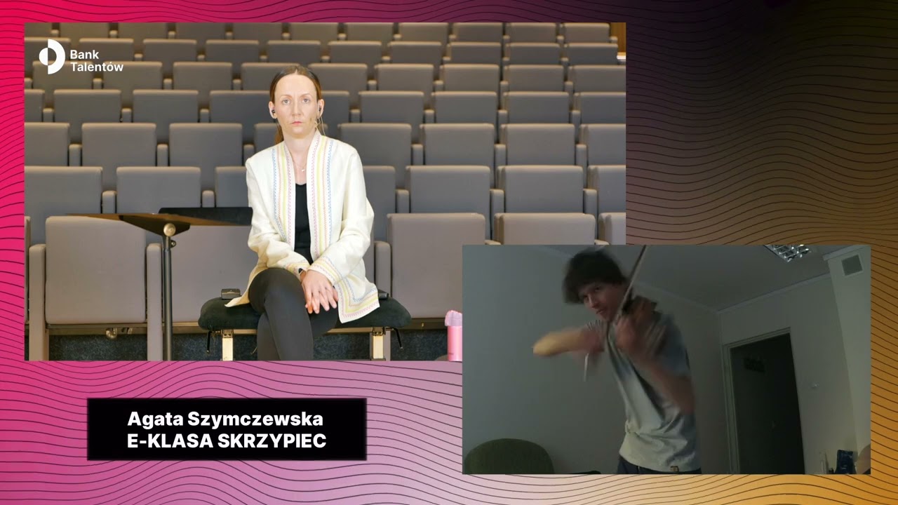 e-Bank Talentów - prof. Agata Szymczewska - skrzypce - Adam Suska