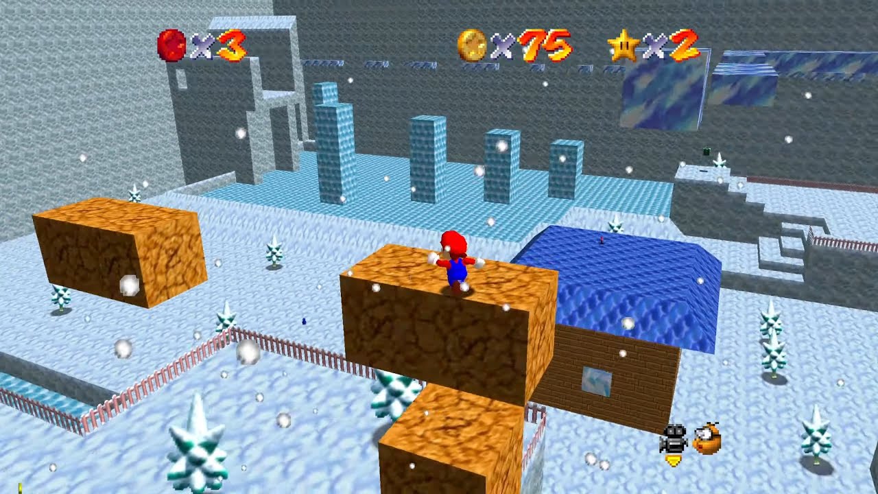 Nice Cold Winter Land by SwagPikachu - Mario Builder 64