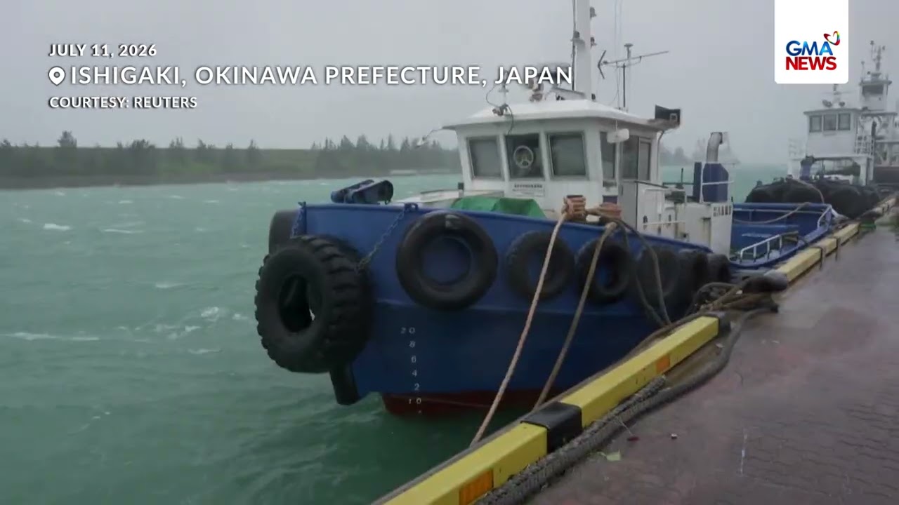 Typhoon Bavi pummels Japan's Ishigaki with violent winds, heavy rain | GMA News