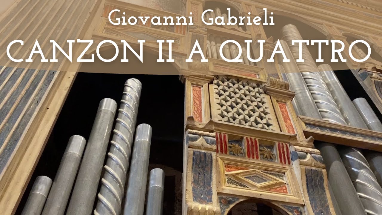 Giovanni Gabrieli (1557-1612) Canzon seconda, with improvised divisions | Cornetto & Organ