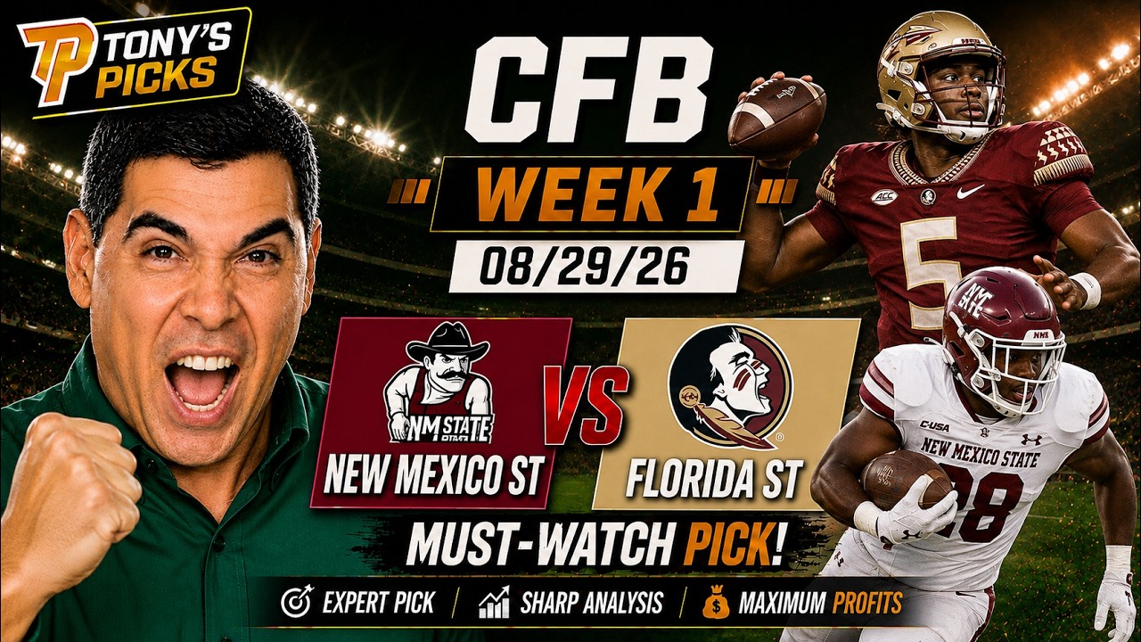 New Mexico State vs Florida State Pick 8/29/26 College Football Week 1 Pick Prediction