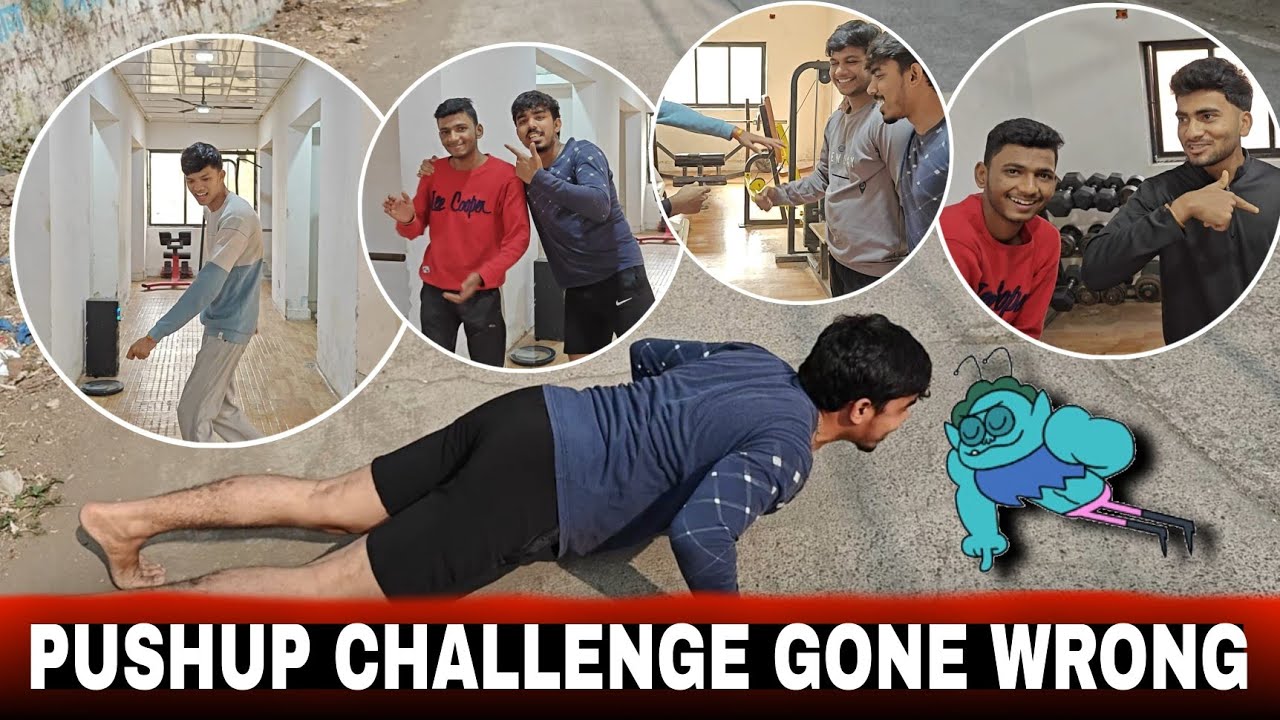 Ultimate pushup challenge with friends 🔥 #pushups #punishmentchallenge #vlog 