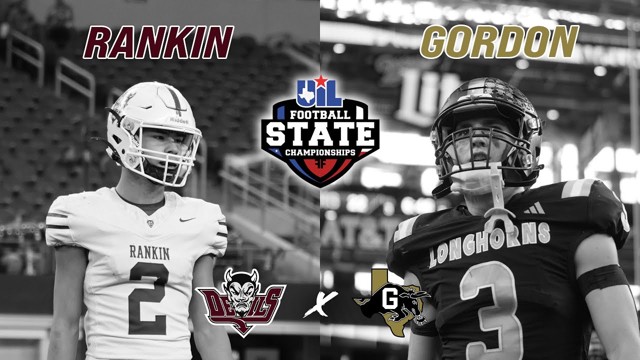 Rankin vs #1 Gordon 1A DI 6-MAN TEXAS HIGH SCHOOL FOOTBALL STATE CHAMPIONSHIP #txhsfb