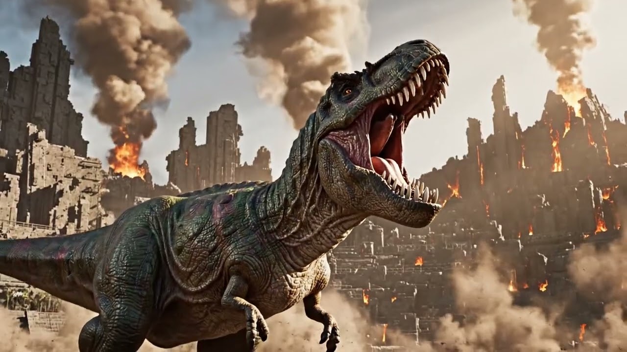 A glorious sunrise that tames all spirits. Ancient World of Animals documentary.@trungkienai