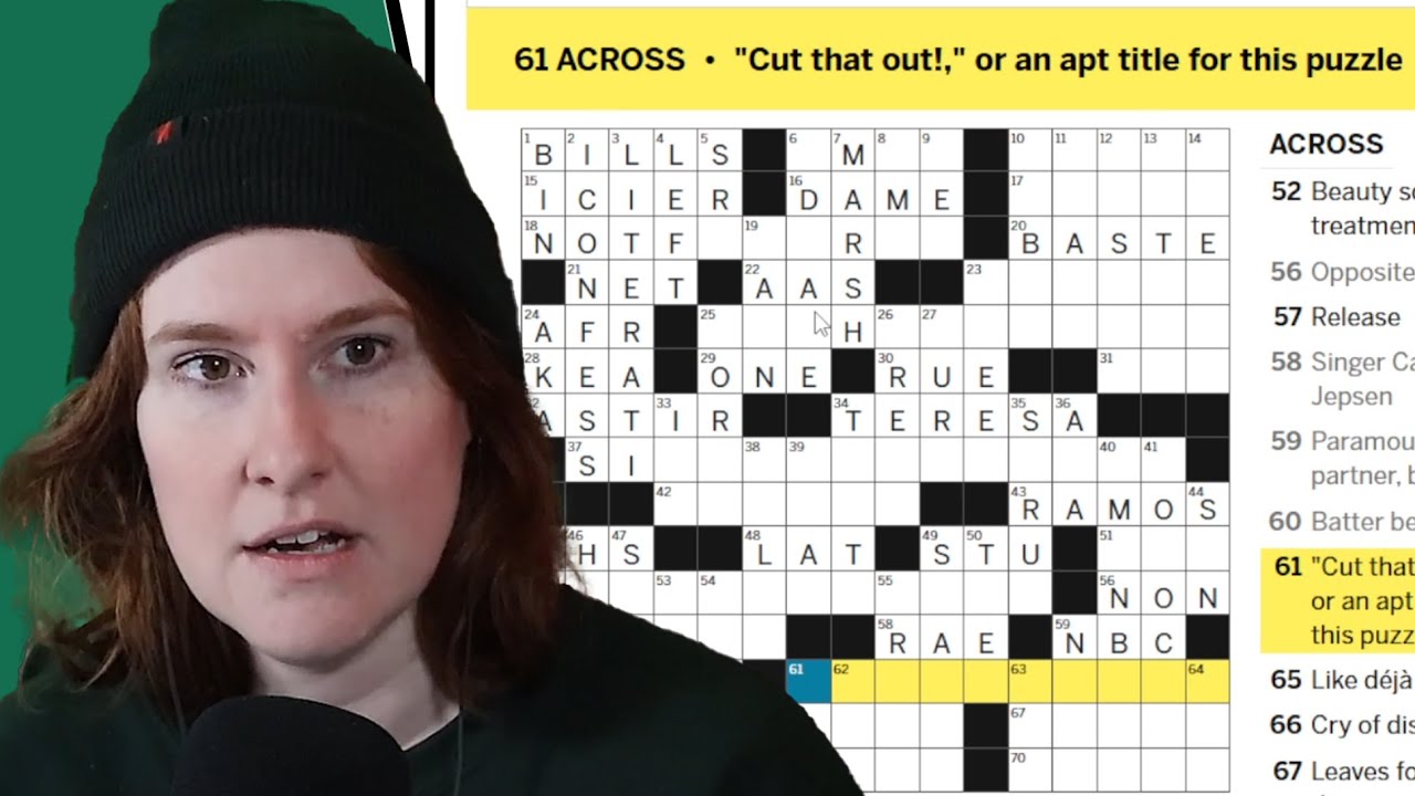 Chat's carrying me || Crosswords