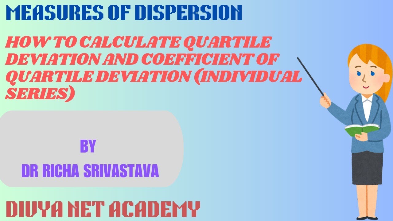 How to calculate Quartile Deviation and Coefficient of Quartile Deviation (Individual Series)