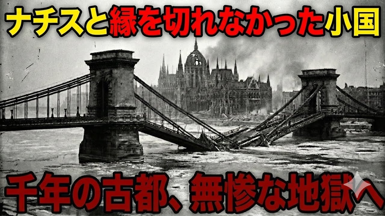 WW2#114:【ブダペスト包囲戦】102日間の地獄。ヒトラーとスターリンの狂気に破壊された「千年の古都」