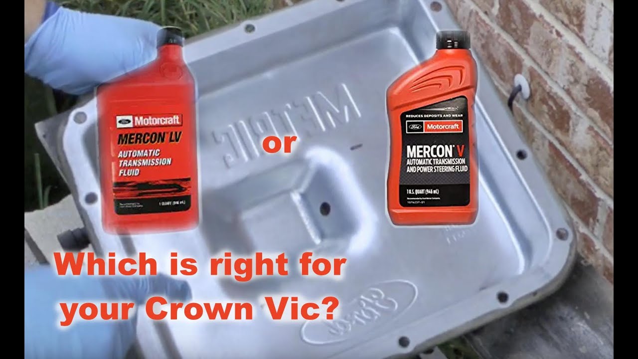 Ford Crown Vic P7B transmission fluid and filter change BONUS drain plug