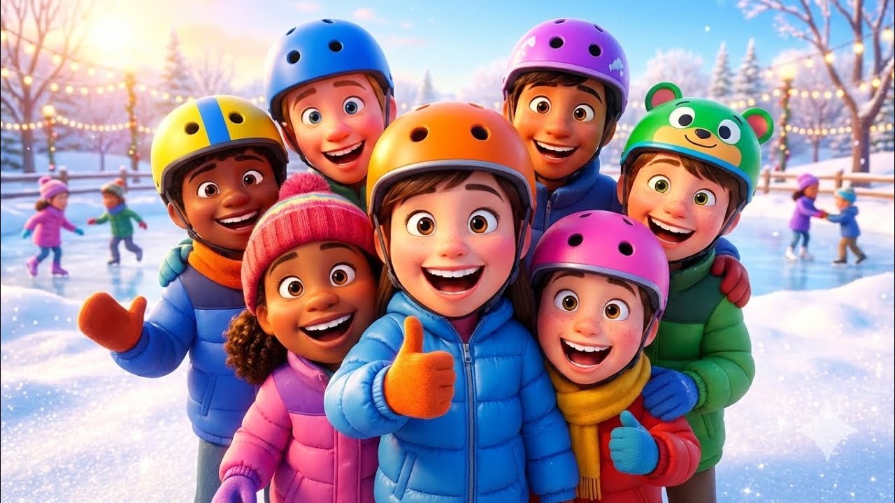 ❄️ Bezpieczna Zima – Sanki, Narty i Lód ⛸️ Piosenka Edukacyjna dla Dzieci