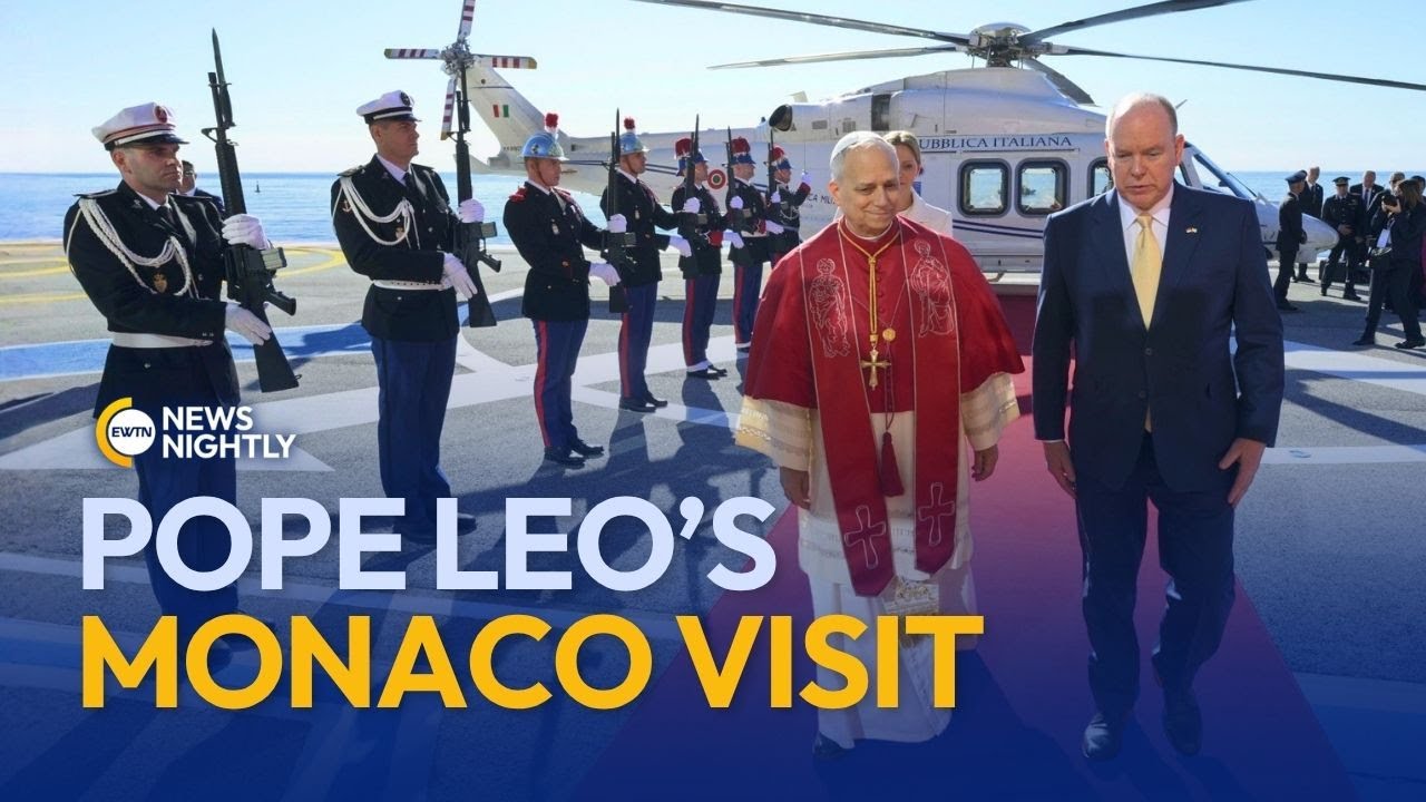 Pope Leo XIV Visits Monaco, Urges Peace and Charity | EWTN News Nightly