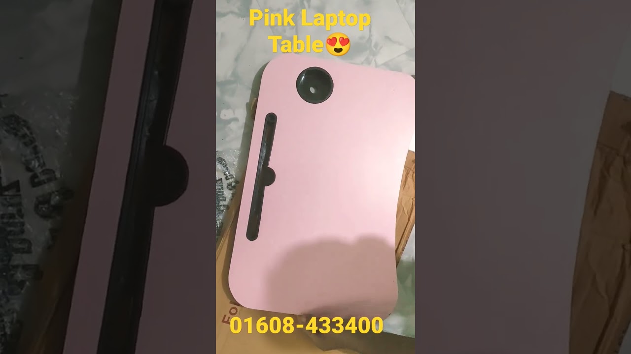 Unboxing Reading and Laptop Table for Daily Uses Pink, Blue, Wooden, Purble Availabe🥰