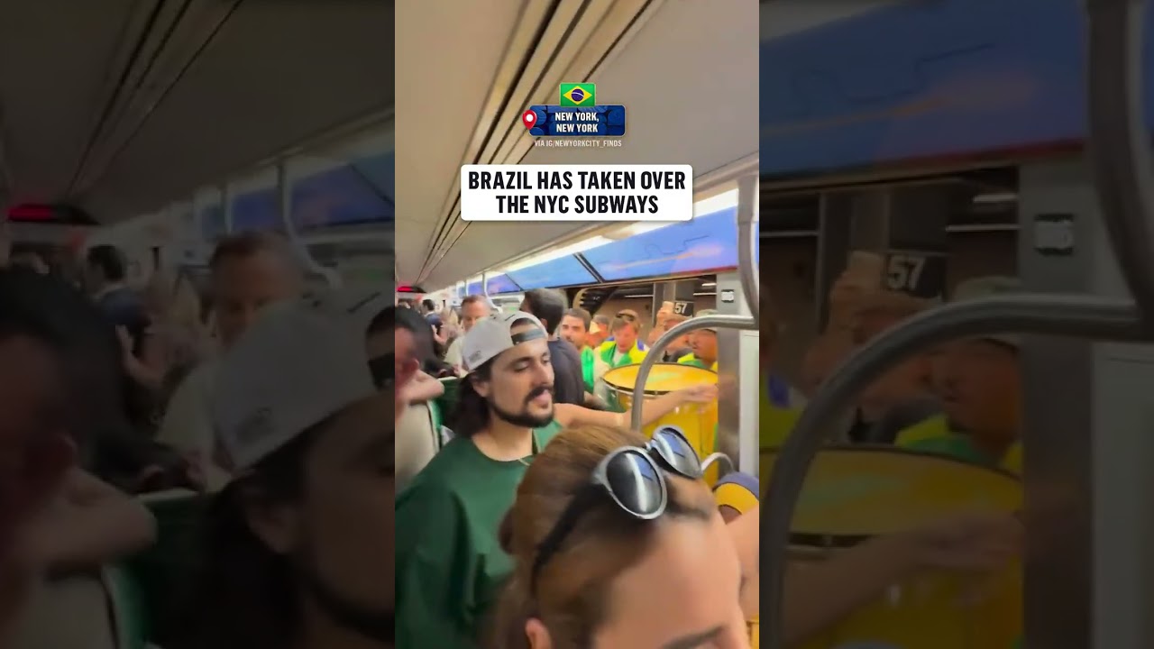 Brazil continues to spread their energy through New York 🇧🇷