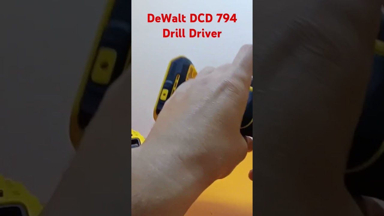 DeWalt DCD 794 Drill Driver 70nm Cheap Power | Review | Test